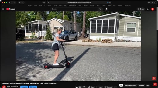 🎥 Big Thanks to David Di Franco! 🙌 We’re thrilled to have David back to review our popular TurboAnt X7 Max after previously testing the M10 Pro! 🚀 In his latest video, David shares his thoughts on how the X7 Max builds on the M10 Pro’s strengths — with a larger anti-slip deck for extra comfort and an increased maximum load capacity of 275 lbs for a sturdier, more confident ride. 💪🛴 We truly appreciate David’s continued support and honest insights. 💬 Watch his full review here 👉 https://ww