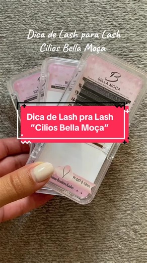 Cilios Bella Moça, fios macios, não desfaz do chicote, não perde curvatura e preço muito mais em conta que outras marcas. Vale a pena a compra! #ciliosbellamoça #lashextensions #extensaodecilios #dicadelash #volumebrasileiro