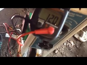 110v AC Bicycle Generator From Ceiling Fan & Magnets