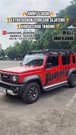🔥 JIMNY 5 DOOR 🏆 EXTRA DISKON TERBESAR SEJATENG 🏆 HARGA TIADA TANDING!!! ✅ #jimny #suzuki