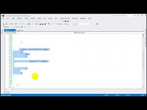 Advanced C#: Lesson 2 - Indexers