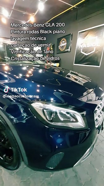 Mercedes-Benz GLA 200: Pintura e Vitrificação Avançada
