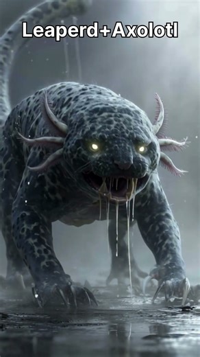 Animal fusion:Beast of land and water unleashed ⚡️ #hybrid#ai