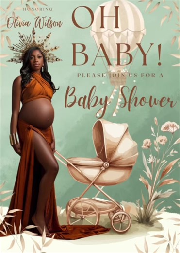 Invitación digital perfecta para Baby Shower