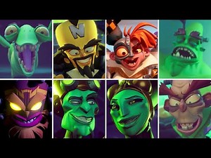 Crash Bandicoot 4: It's About Time - All Bosses (N. Verted Mode)