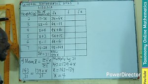 Statistics: Mean & Meadian from a Table | WASSCE 2025 (Liberia) General Mathematics | Qu 12 (Prt 2) #WASSCE #highlights #21stdigiskillz #SPSCAmbassador #mathematicstutorial #followers | Taxonomy online mathematics