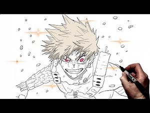 How To Draw Bakugo PLUS ULTRA | Step By Step | MHA Final