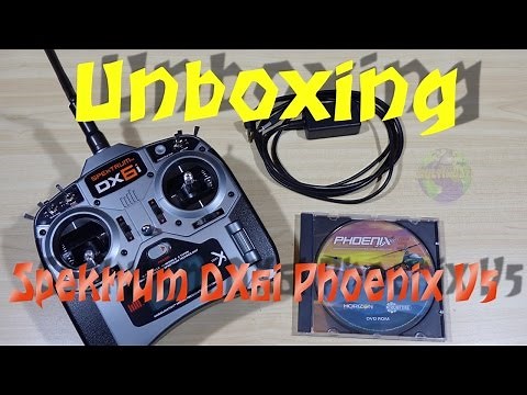 Unboxing Spektrum DX6i Phoenix V5/5.5 Simulator | HD+ | Deutsch