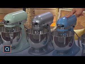 KitchenAid 5-qt Artisan Stand Mixer w/ Pastry Beater and Flex Edge | QVC
