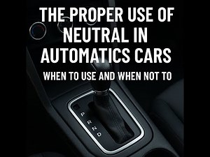 When & How to Use Neutral in an Automatic Car | Dos & Don’ts Explained