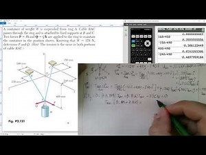 Statics Problem 2.121