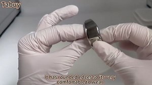 Stainless Steel Male Cock Ring Glans Ring Metal Penis Ring Delayed Ejaculation Increase Stimulation Sex Toys for Men (Small)