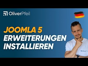 Joomla 5: Erweiterungen installieren 🇩🇪