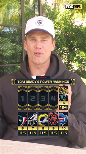 Tom Brady's Latest NFL Power Rankings Analysis