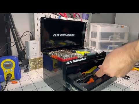 Harbor Freight US General Mini Toolbox Review | Best Garage Tool Storage for DIY & Home Workshops