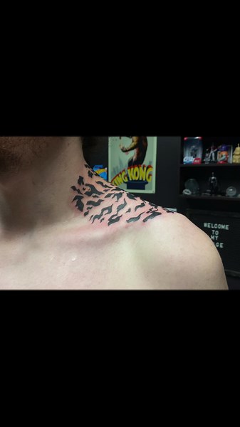 Sasuke's Cursed Seal of Heaven Tattoo on Taylor