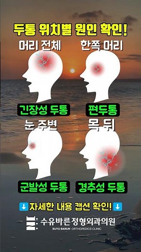 🤯두통 이유는 무엇일까? 위치별 원인 확인해 보세요! #쇼츠 #shorts #shortvideo