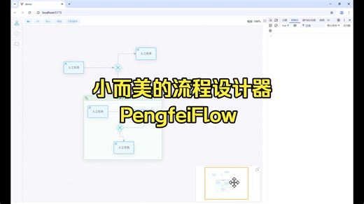 小而美的流程设计器 - PengfeiFlow