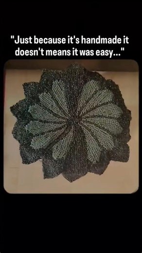 knitting Handmade table cloth