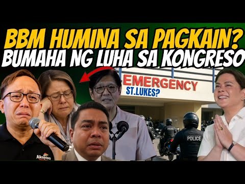 BREAKING! BBM MAHINA NA DAW SA PAGKAIN PERO BUHAY PA? ST. LUKES NAPUNO NG KAPULISAN ANG EMERGENCY?