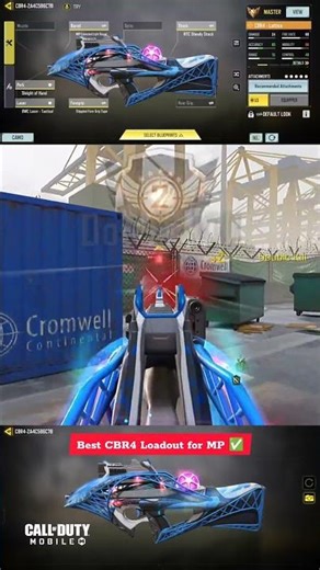 Best CBR4 [Lattice] Loadout for MP | Best SMG Gunsmith Build & Attachments | Call of Duty Mobile