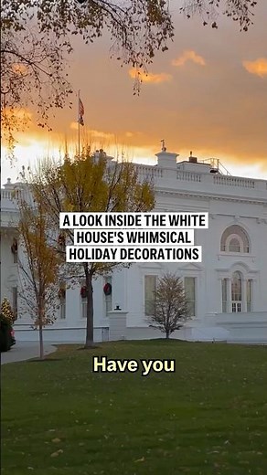 A look inside the White House’s whimsical holiday decorations
