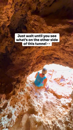 Through a dark tunnel, down slippery ladders, and into one of the most unreal views I’ve ever seen. Welcome to Mooney Falls - the adventure is half the reward 🙂 #MooneyFalls #Havasupai #ArizonaBucketList #AdventureTravel #ExploreAZ | Selma_explores