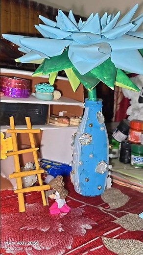 Paper ladder craft 🪜Easy DIY |Waste Paper Se Amazing Ladder Banaye 😍 #PaperLadder #DIYCraft #Easy 🙂