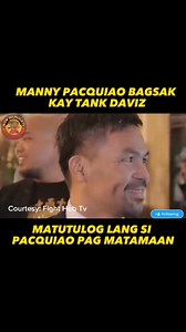 Easy fight lang daw si Pacquiao kay Tank Daviz | Wow Highlights Tv