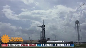 51K views · 3.3K reactions | Astronauts launched to the International Space Station in a historic first for NASA and SpaceX. https://cbsn.ws/36IXHcw | CBS Sunday Morning | Facebook