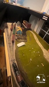 Switching my Inglenook shunting puzzle portable model railroad layout. Sorting the cars here took about 10 minutes this time so I sped this up by about 10 times so you can see the whole session. You can see my previous reel to see how the Inglenook sidings “game” is played. #modelrailroad #modeltrains #modelrailway #puzzlegame #shuttingpuzzle | Rail Brothers