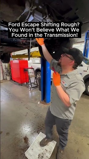 2018 Ford Escape shifting rough? You won't believe what we found in the transmission! #mechanic