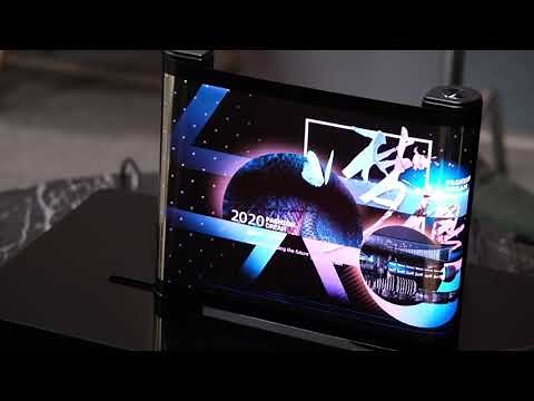 TCL rollable OLED display technology CES 2021