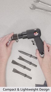 Performance Tool M550DB Air Hammer With 4 Chisels