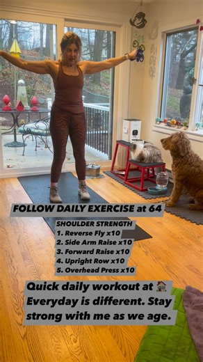223K views · 481 reactions | At 64, as a Personal Trainer, I like to share every day my ideas & tips for a quick workout that can help done independently or add to my other videos . Keep it simple & sustainable. I am #widowstrong #homeworkout #workoutathome #personaltrainer #workoutoftheday #womenfitness #healthyaging #workoutsforwomen #workoutvideos #dailyworkout #exercisedaily #workoutideas #workouttips | Madeline Shaw Moran | Facebook