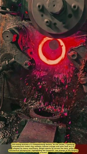 Ring Rolling Machine: Shaping Industrial Metal Rings Fast Precise #tool #tools #innovation