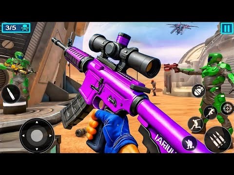 FPS Robot Shooter Strike Anti-Terrorist Shooting _ Android GamePlay #01
