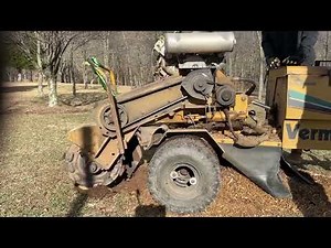 Upgraded 35 HP Vermeer SC252 Stump Removal Job | Start to Finish | 8 Locust Stumps | 2x speed