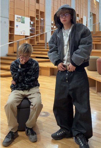 通学中のストリートスタイル紹介