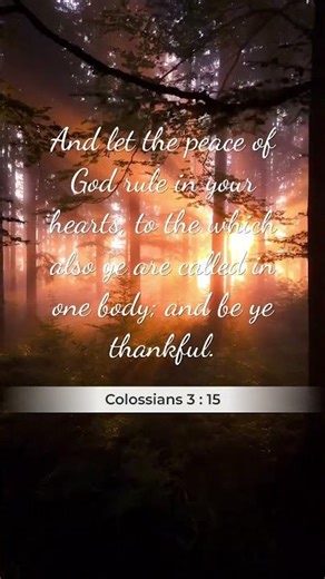 Colossians 3:15 (KJV) | Bible Verse About God’s Blessings