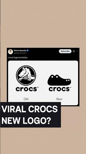 The "New" Crocs Rebrand Went Viral. Here's Why #logodesign #crocs #fashion