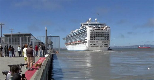 Repaired Ruby Princess sails for Alaska after 3-day layover in San Francisco