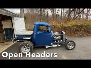 Hotrod exhaust (pipes vs open headers)