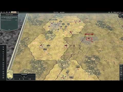 Panzer Corps 2 Base Campaign At the Gates of Moscow part 1/3 Central Path