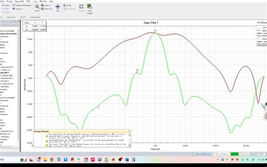 24Ghz 1x4 线阵天线设计