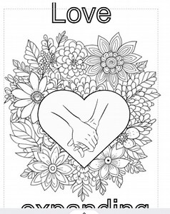 Coloring Life: Flower Mandalas With Love and Motivation - Etsy