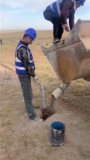 Installing Anchor Poles with Concrete Grout