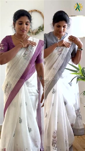 ✨Beautiful Gold Thread Linen Saree only price rs.899 with readywear blouse rs.1,699 ✨Ruffletrends.com, Search - Gold Thread Linen ✨What’s app for any queries-9345630672 Visit our store at, RuffleTrends Exclusive For sarees Villa 18, block 60 Bollineni hillside , Nookampalayam, Perumbakkam road, Sithalappakam Chennai-600 126 6369545679 @ruffle_trends | Ruffle Trends