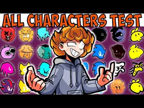 ALL CHARACTERS TEST | FNF Character Test | Gameplay VS Playground