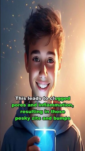 Why Teens Get Acne? Science Finally Explains 🧪#teenhealth #acnecare #sciencefacts